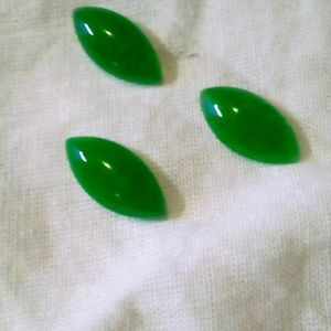 Threw beautiful genuine natural emeralds cabs. $299 for lot or $150 each piece